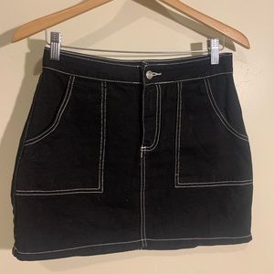 Forever 21 Black Denim Unedited 1991 Skirt